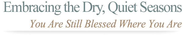 Embracing the Dry, Quiet Seasons